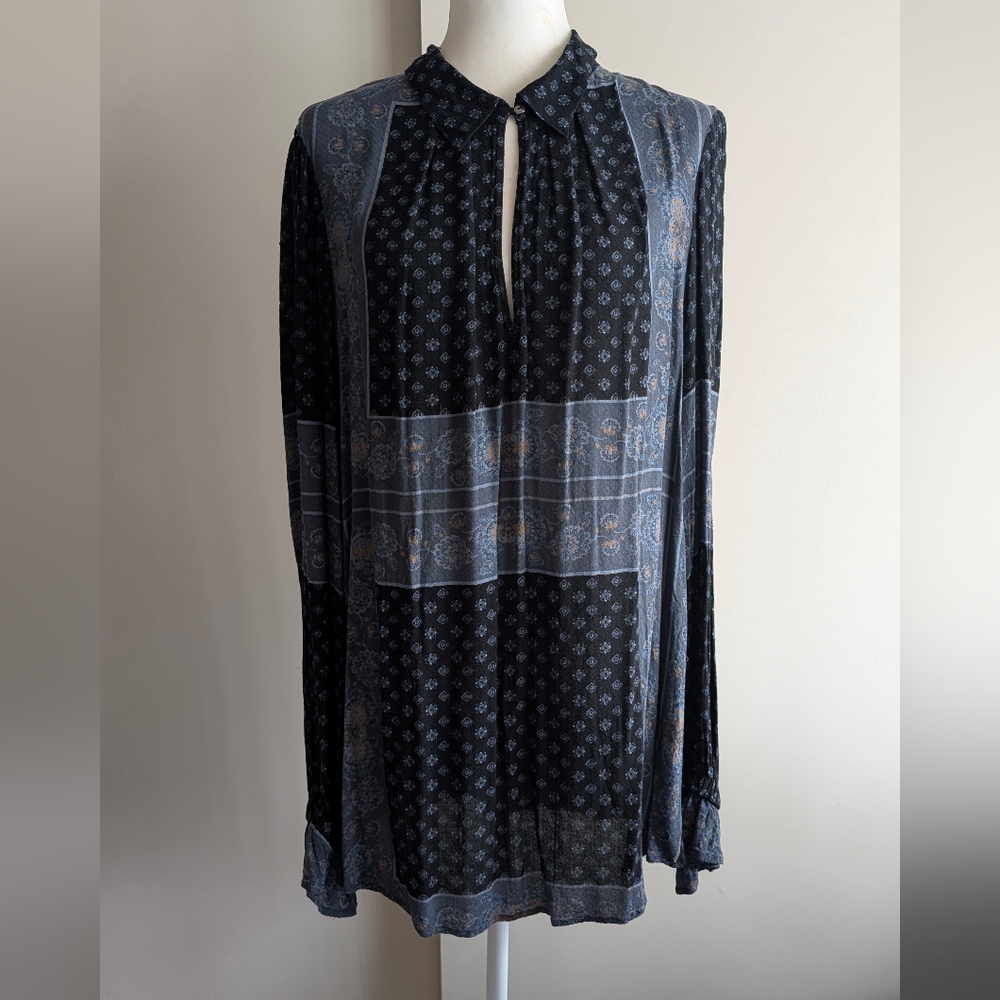 Free People Changing Times Tunic Top Size L